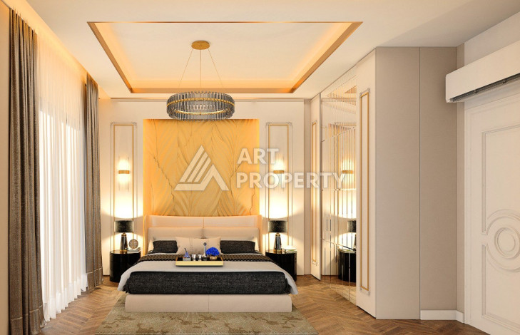 Роскошный проект вилл в районе Оба с возможностью оформления гражданства, 200 м2 - Ракурс 43