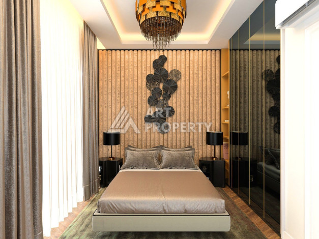 Роскошный проект вилл в районе Оба с возможностью оформления гражданства, 200 м2 - Ракурс 44