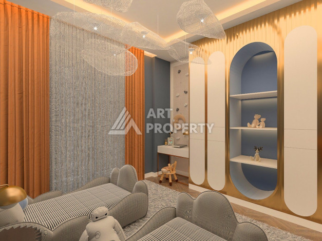 Роскошный проект вилл в районе Оба с возможностью оформления гражданства, 200 м2 - Ракурс 46