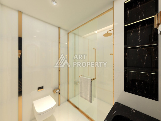 Роскошный проект вилл в районе Оба с возможностью оформления гражданства, 200 м2 - Ракурс 47