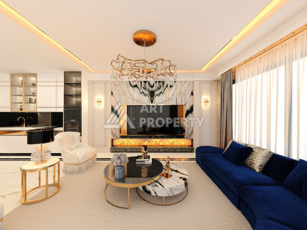 Роскошный проект вилл в районе Оба с возможностью оформления гражданства, 200 м2 - Ракурс 51