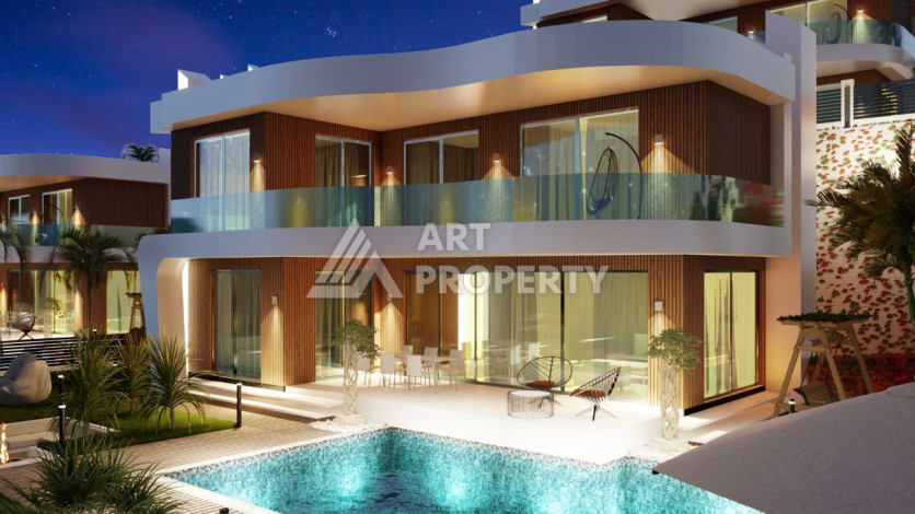 Роскошный проект вилл в районе Оба с возможностью оформления гражданства, 200 м2 - Ракурс 52