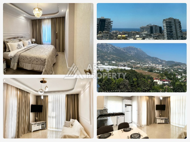 Роскошная квартира планировки 1+1 в районе Махмутлар, 75м2 - Ракурс 8