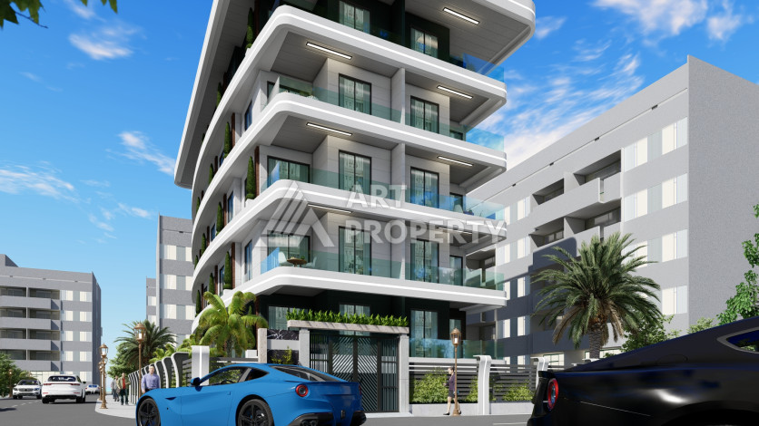 Проект на этапе карандаша в центре Алании в 100 м от пляжа! - Ракурс 3