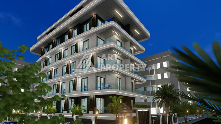 Проект на этапе карандаша в центре Алании в 100 м от пляжа! - Ракурс 10