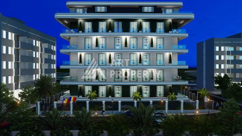 Проект на этапе карандаша в центре Алании в 100 м от пляжа! - Ракурс 11