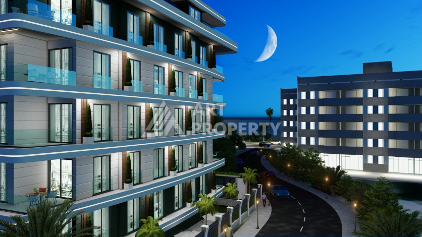 Проект на этапе карандаша в центре Алании в 100 м от пляжа! - Ракурс 12