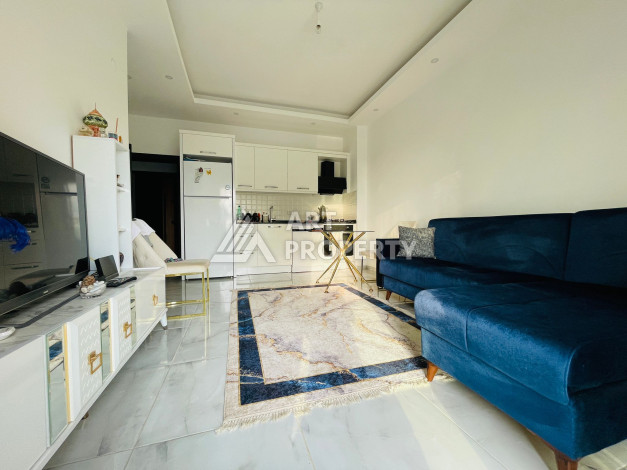 Меблированные апартаменты в престижном районе Оба планировки 1+1, 65м2 - Ракурс 2