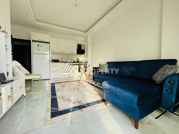 Меблированные апартаменты в престижном районе Оба планировки 1+1, 65м2 - Ракурс 3