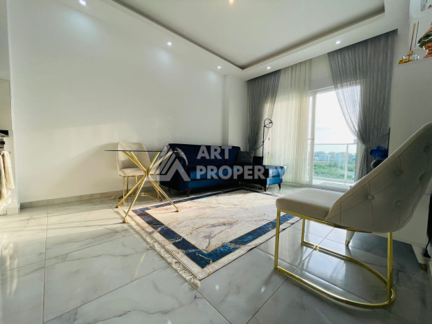 Меблированные апартаменты в престижном районе Оба планировки 1+1, 65м2 - Ракурс 5