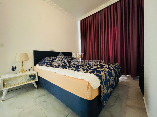 Меблированные апартаменты в престижном районе Оба планировки 1+1, 65м2 - Ракурс 6