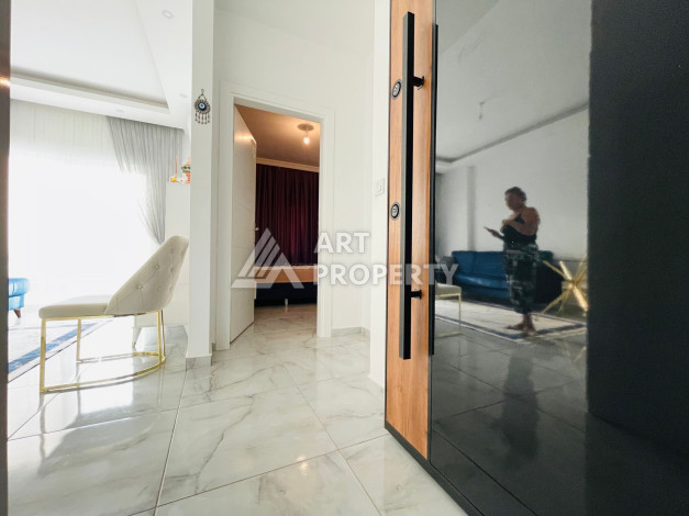 Меблированные апартаменты в престижном районе Оба планировки 1+1, 65м2 - Ракурс 10