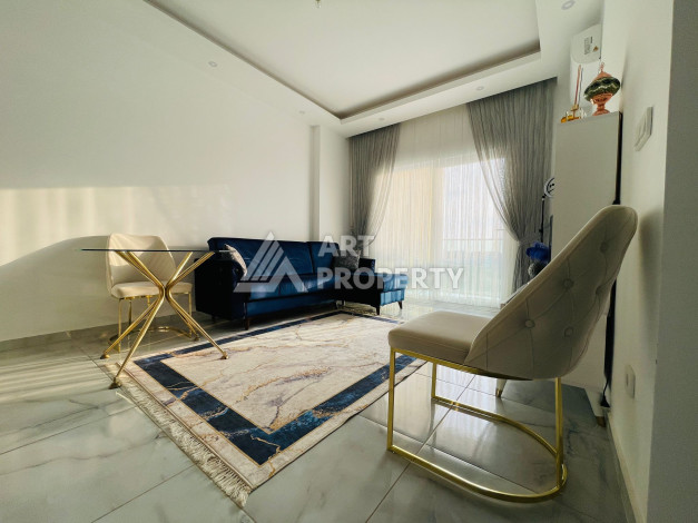 Меблированные апартаменты в престижном районе Оба планировки 1+1, 65м2 - Ракурс 12