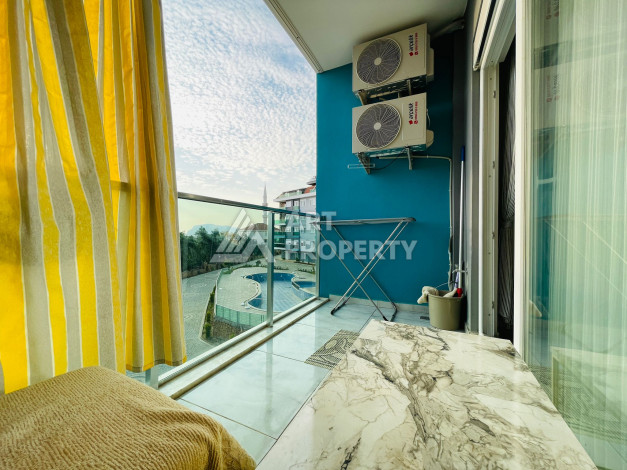 Меблированные апартаменты в престижном районе Оба планировки 1+1, 65м2 - Ракурс 18