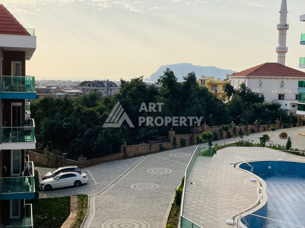 Меблированные апартаменты в престижном районе Оба планировки 1+1, 65м2 - Ракурс 24