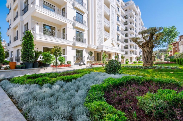 Квартира 1+1 с мебелью в самом лучшем комплексе Алании, 65 м2 - Ракурс 43