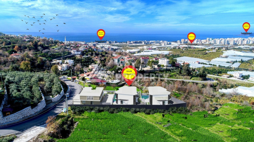 Вилла на завершающей стадии строительства с прекрасными видами на замок Кале и море - Ракурс 11