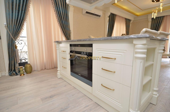 Квартира 1+1 с мебелью в самом лучшем комплексе Алании, 65 м2 - Ракурс 46