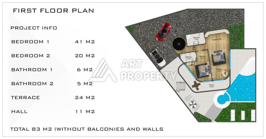 Вилла на завершающей стадии строительства с прекрасными видами на замок Кале и море - Ракурс 24