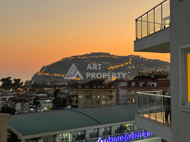 Апартаменты с потрясающим видом на море и город в районе Джикджилли, 2+1 - Ракурс 3