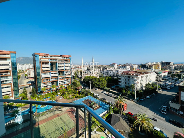 Апартаменты с потрясающим видом на море и город в районе Джикджилли, 2+1 - Ракурс 20