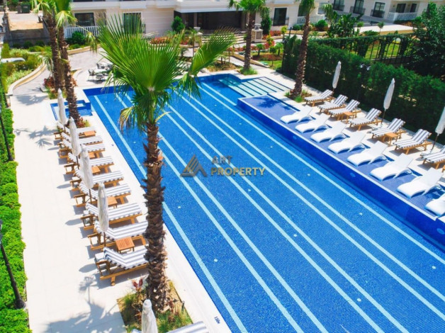 Квартира 1+1 с мебелью в самом лучшем комплексе Алании, 65 м2 - Ракурс 60