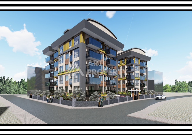 Старт нового комплекса в центре Алании, 350 метров до пляжа клеопатры! - Ракурс 2