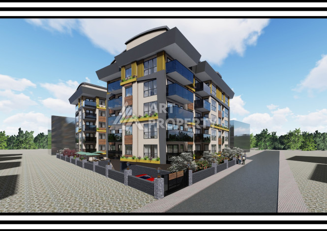 Старт нового комплекса в центре Алании, 350 метров до пляжа клеопатры! - Ракурс 4