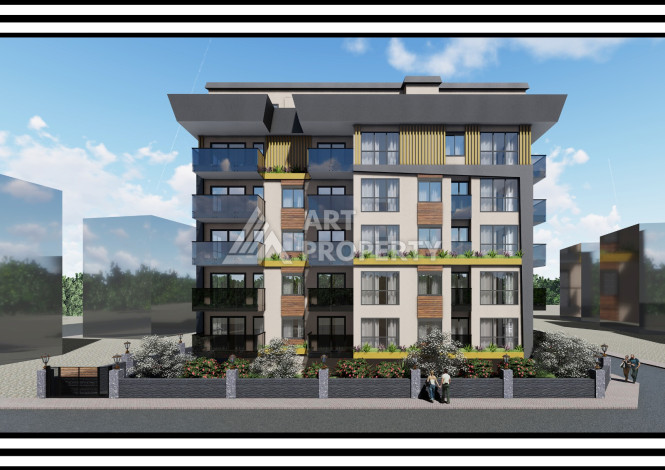 Старт нового комплекса в центре Алании, 350 метров до пляжа клеопатры! - Ракурс 5