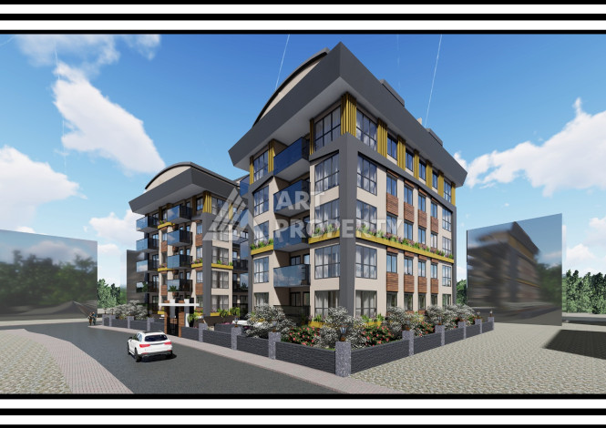 Старт нового комплекса в центре Алании, 350 метров до пляжа клеопатры! - Ракурс 7