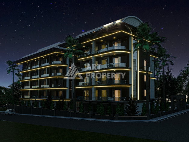 Новый инвестиционный проект в центре Аланьи, 50метрв пляж Клеопатра - Ракурс 9