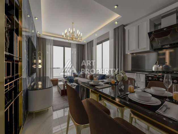 Новый инвестиционный проект в центре Аланьи, 50метрв пляж Клеопатра - Ракурс 12