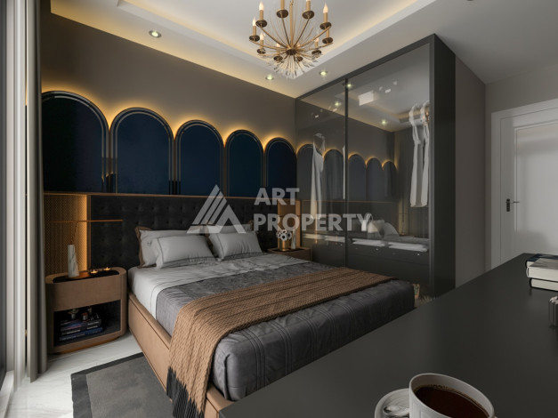 Новый инвестиционный проект в центре Аланьи, 50метрв пляж Клеопатра - Ракурс 13