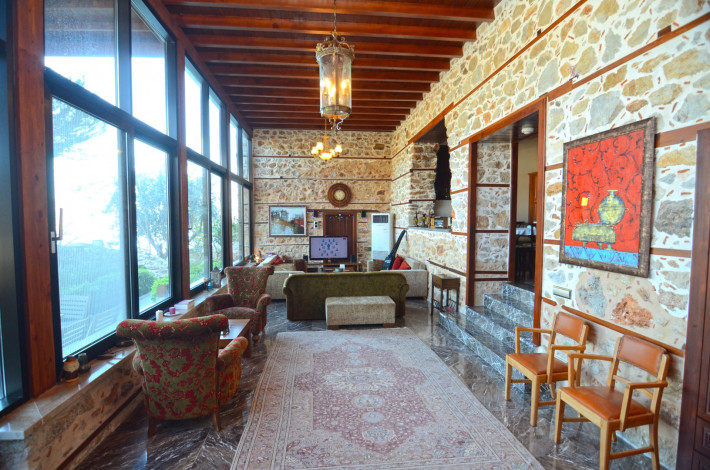 Эксклюзивный дом в Османском стиле с панорамным видом на Аланью! 350м2 - Ракурс 19