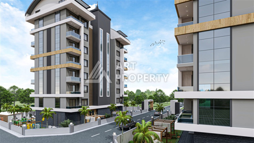 Комплекс с развитой инфраструктурой на этапе строительства в Авсалларе! - Ракурс 5