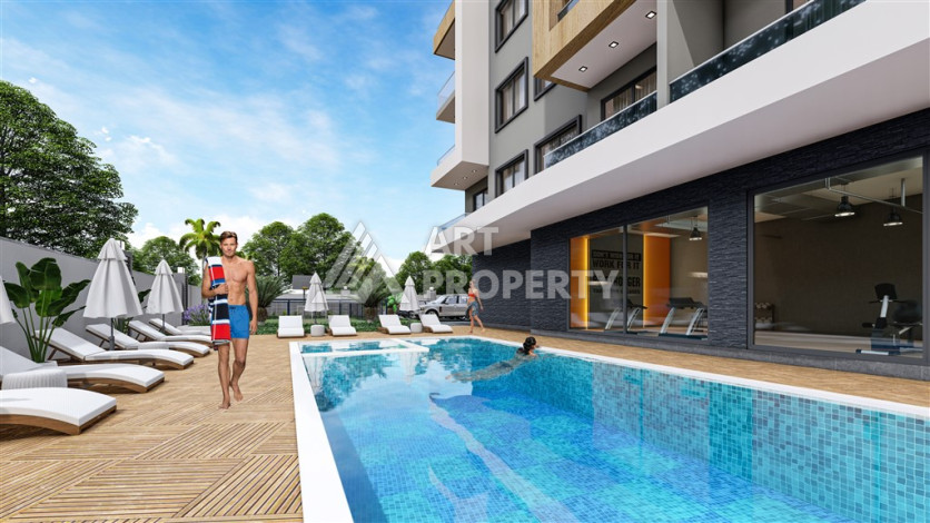 Комплекс с развитой инфраструктурой на этапе строительства в Авсалларе! - Ракурс 9