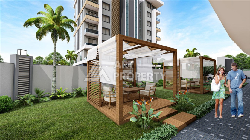 Комплекс с развитой инфраструктурой на этапе строительства в Авсалларе! - Ракурс 17