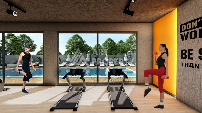 Комплекс с развитой инфраструктурой на этапе строительства в Авсалларе! - Ракурс 20