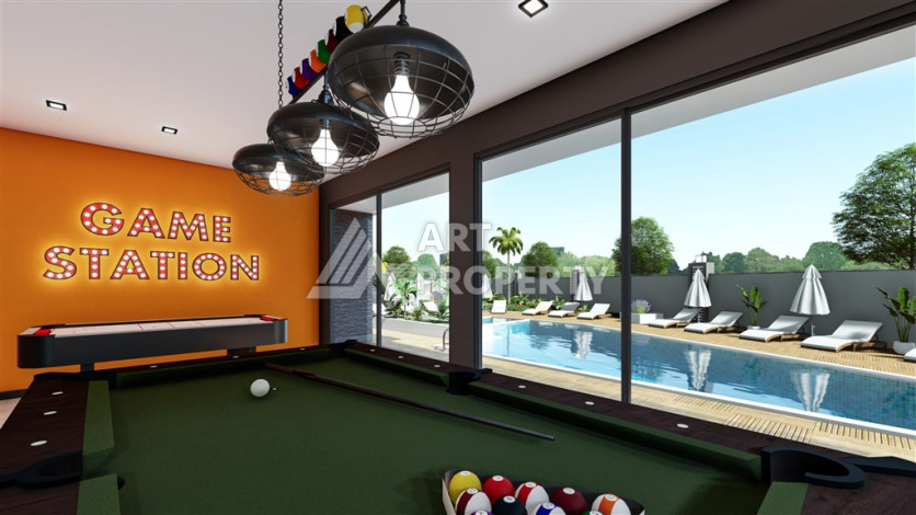 Комплекс с развитой инфраструктурой на этапе строительства в Авсалларе! - Ракурс 21