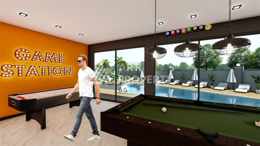 Комплекс с развитой инфраструктурой на этапе строительства в Авсалларе! - Ракурс 22