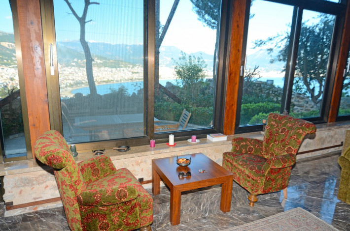 Эксклюзивный дом в Османском стиле с панорамным видом на Аланью! 350м2 - Ракурс 20