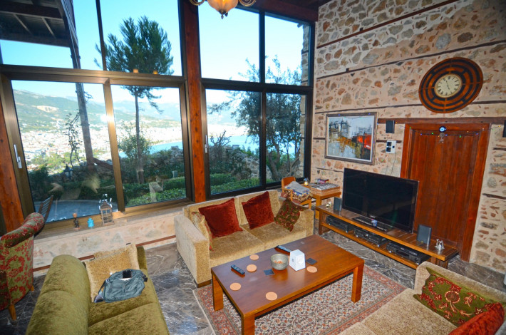 Эксклюзивный дом в Османском стиле с панорамным видом на Аланью! 350м2 - Ракурс 21