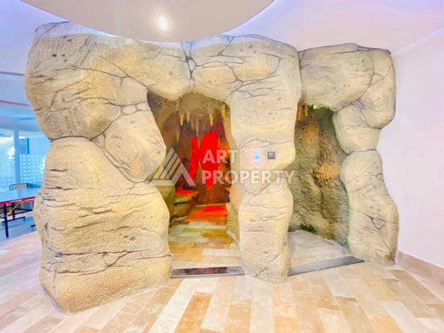 Двухуровневая квартира в 100 метрах от моря в районе Кестель планировки 4+1 - Ракурс 16