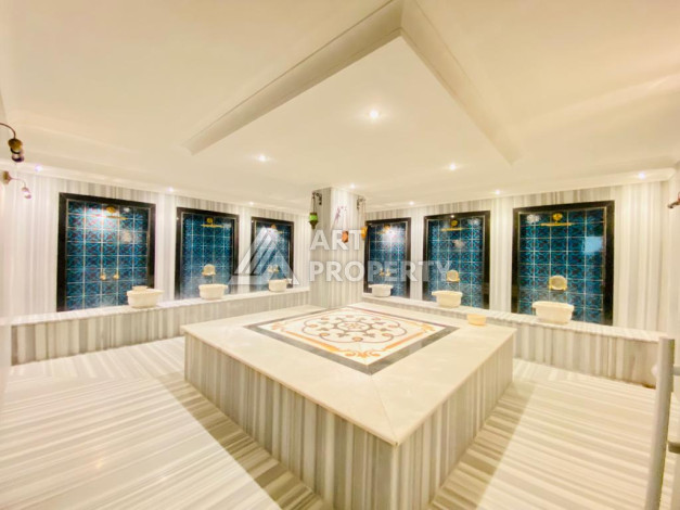 Двухуровневая квартира в 100 метрах от моря в районе Кестель планировки 4+1 - Ракурс 24