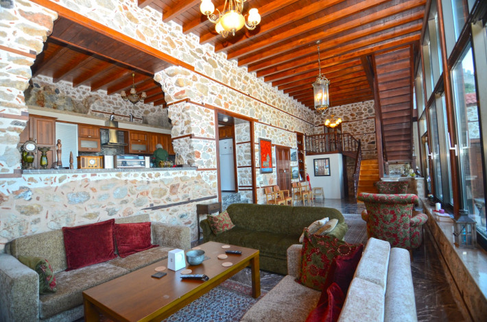 Эксклюзивный дом в Османском стиле с панорамным видом на Аланью! 350м2 - Ракурс 22