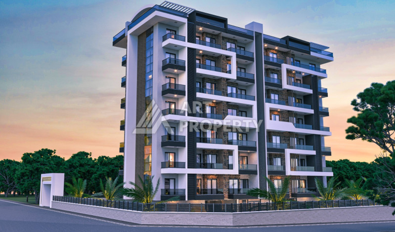 Комплекс на этапе строительства с видовыми характеристиками в Авсалларе! - Ракурс 6