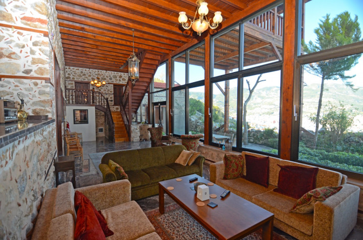 Эксклюзивный дом в Османском стиле с панорамным видом на Аланью! 350м2 - Ракурс 23