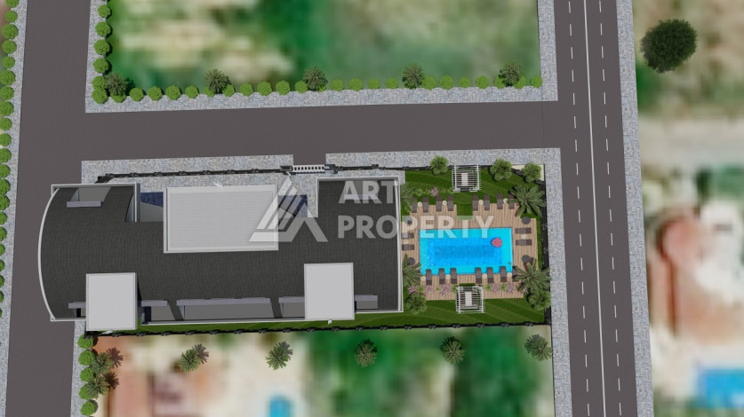 Новый проект в экологически чистом районе Авсаллар. - Ракурс 7