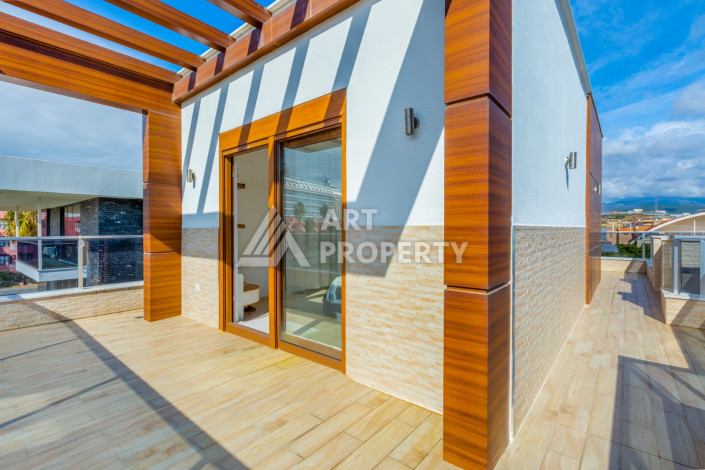 Вилла 3+1 с мебелью в Конаклы всего в 250 м от песчаного пляжа! - Ракурс 16