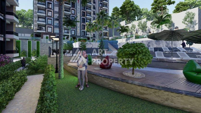 Новый проект в 400м от моря в Окурджалар - Ракурс 3